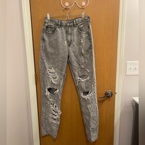 COPY - American Eagle Distressed Mom Jeans